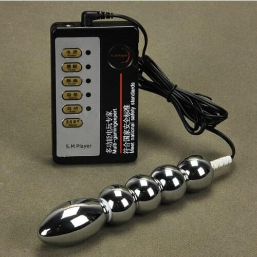 DIY Electric Massager Pulse Stimulate Electro Shock Sex Gear Medical Themed Toy Massager For Men