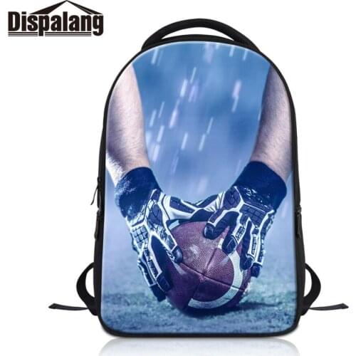 Dislapang Custom Sportss Printing Knapsack Personalized Unisex Computer Backpack for Men Beauty Laptop Mochilas Children Bookbag