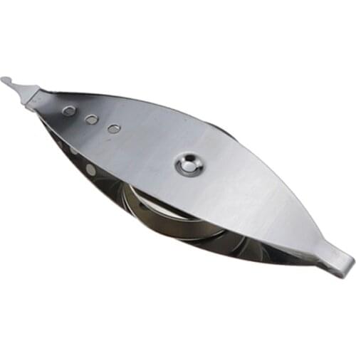 Knitting tool bobbin shuttle tool sewing accessories bottom wire core shuttle metal long bobbin