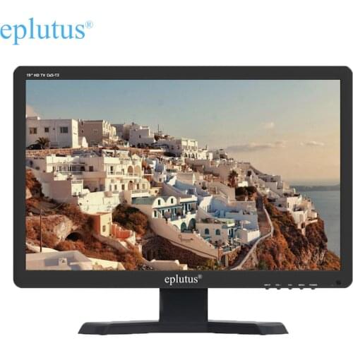 Compact TV DVB-T2 Digital tuner Analog tv for home Eplutus EP 193T 19 inch USB PVR HDMI