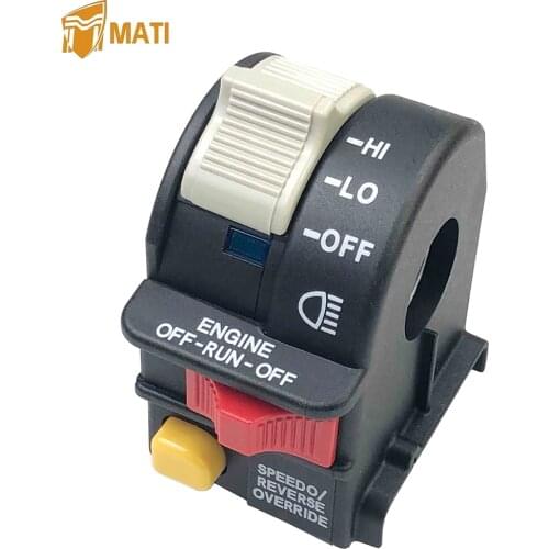 Left Handlebar Switch Light Stop Switch for Polaris Sportsman ATP Magnum Scrambler Hawkeye 325 330 400 450 500 600 700 800 1000