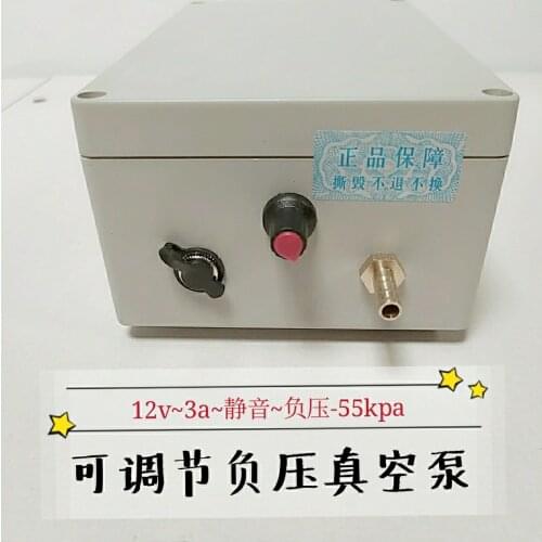 Adjustable Electric Vacuum Pump 12v Mini Negative Pressure Pump Laboratory Suction Pump High-power Suction Pump Motor