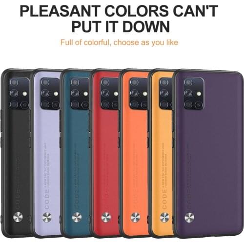 For Samsung Galaxy A71 4G Luxury Leather Bumper Phone Back Case S21 S20 S30 Ultra Plus FE Note 20 M30s M21 A 51 50 50S 30S 70S