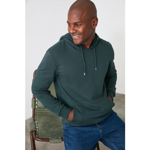 Trendyol Man Men's Kangaroo Hoodies