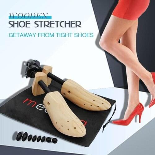 Shoe Stretcher Wooden Shoes Tree Wood Adjustable Flats Pumps Boots Expander Trees Size S/M/L Man Women DropShipping