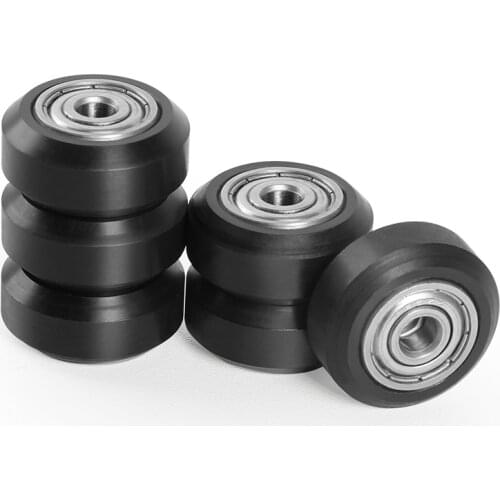 V Slot Wheel CNC 10PCS/15PCS Koonovo 3D Printer Parts Plastic Bearing Pulley High Quality Round Gear Pom Accessories for CR 10