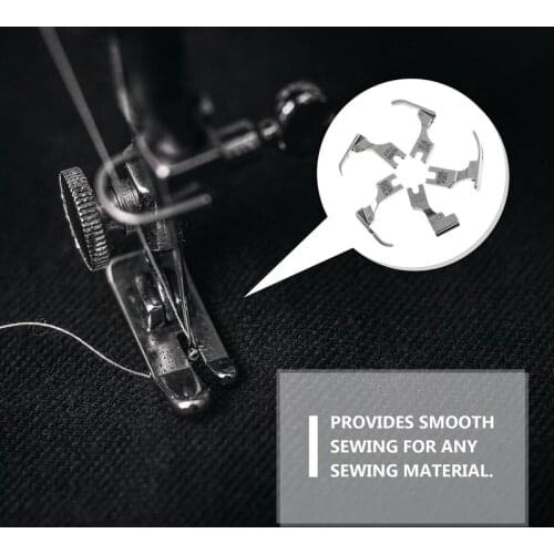 5Pcs Presser Feet For Juki Industrial Sewing Machine S518NS P36LN P36N P351 P363 Industrial Presser Foot (Silver)