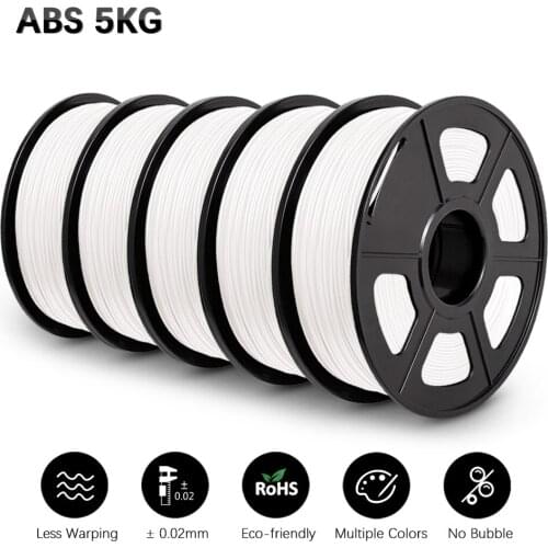 ABS Plastic 3D Printer Filament 5 Rolls/Set 1.75MM Children DIY Birthday Gift Suitable For All Types Of FDM3D Printers BELIVEER