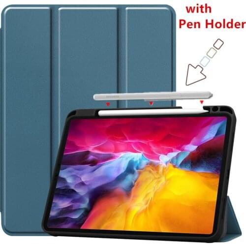 2020 for Samsung Galaxy Tab S6 Lite Case SM-P610 P615 with Pen Holder Tri-Fold Case Cover for Samsung Galaxy Tab S6 Lite 10.4"