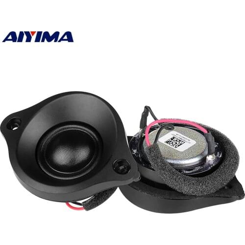 AIYIMA 2Pcs Tweeter Audio Mini Speakers Driver 8 Ohm 20W Home Theater Silk Film Treble Loudspeaker Neodymium Magnet Speaker Horn