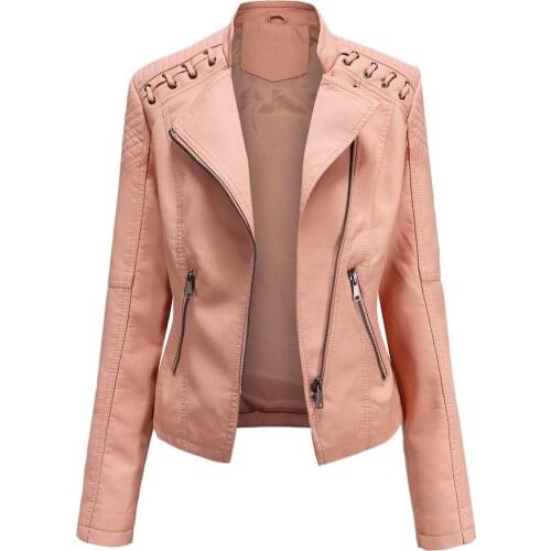 Женские кожаные куртки Ehuanhood China At AliExpress