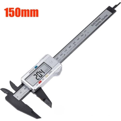 Vastar 150mm Electronic Digital 6 Inch Plastic Vernier Caliper Gauge Micrometer Calipers Measuring Instrument
