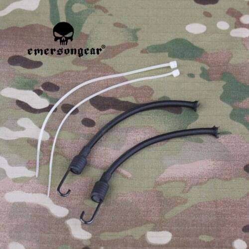 EMERSONGEAR 2pcs/set Tactical Helmet Lanyard Helmet Guide Rail Safety For Fast Tactics Army Military Tactical Helmet Accessories