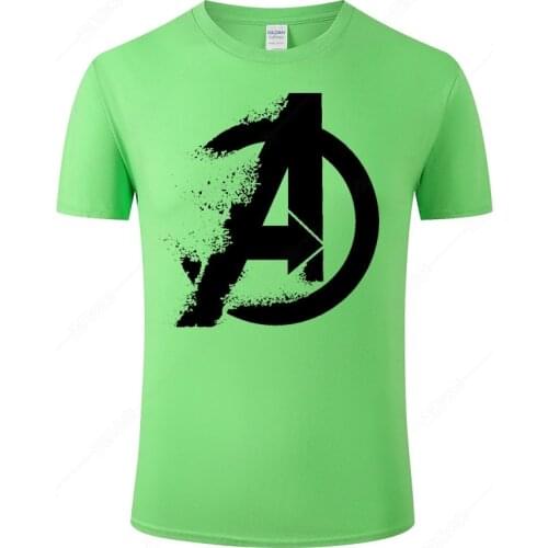 New Marvel The Avengers T Shirt Men Women Fashion Print Tops Short sleeve Cool Tee Summer T-shirt Unisex Streetwear Clothing J35