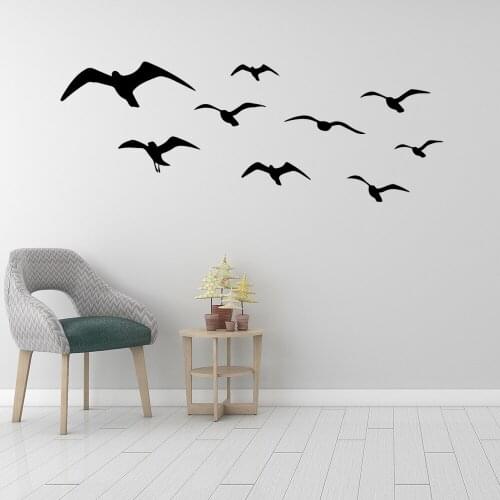 Pretty Birds Home Decorations Pvc Wall Decal For Cute Kids Room Decoration Creative Living Room Mural adesivo de parede
