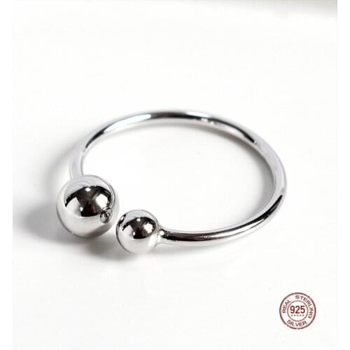 LKO 925 Sterling Silver Cute Dolphin Adjustable Opening Rings for Women Fashion Party Charm Female Engagement Accessories