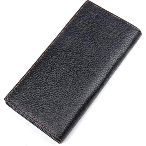 Man Wallets Cow Leather 2019 Men Card Holders Money Clips Wallet Male Bag