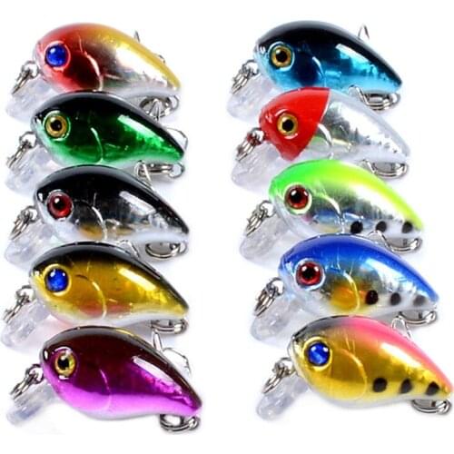 10Pcs Mixed Fishing Lure Bait Set Wobbler Crankbaits Swimbait Minnow Hard Baits Carp Fishing Tackle