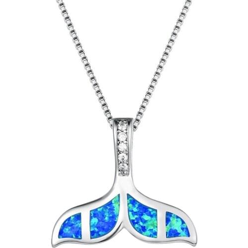 Fashion Women Pendant Mermaid Fish Tail Necklaces For Women Birthday Gift Charms Jewelry Accessories