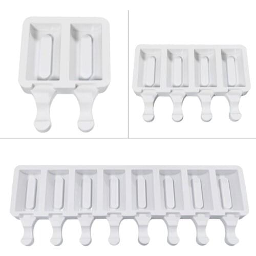 Mold Groove Silicone Ice-Pop Molds Homemade DIY Ice Cream Maker Tool