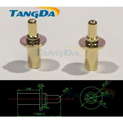 Tangda pogopin 4*7.75 mm Connectors Flashlight Spring needle PCB Test needle Current needle Telescopic needle