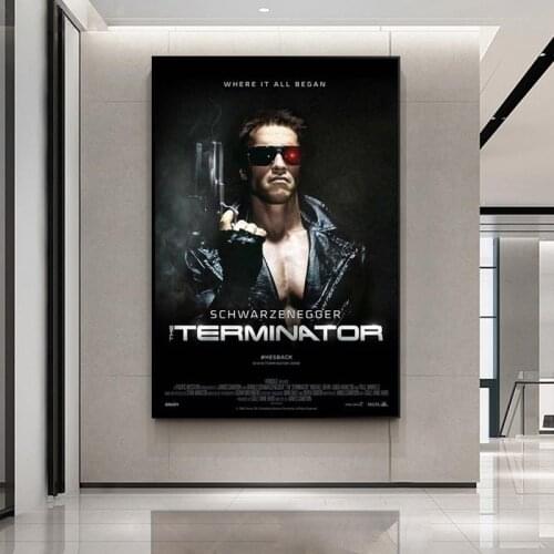 The Terminator Movie Art Posters Canvas Painting Posters and Prints Cuadros Wall Art Picture for Living Room Home Decor