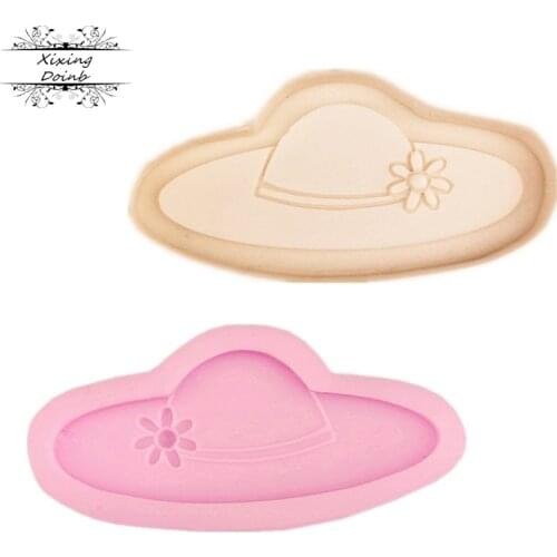 1Pcs Hat shape silicone mold chocolate fudge cake decoration tool Cupcake mold fondant molds