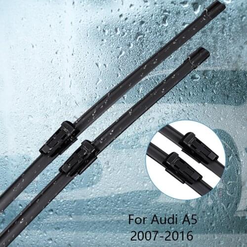Wipers Blade For Audi A5 2007 2008 2009 2010 2011 2012 2013 2014 2015 2016Car Accessories For Auto Rubber Windscreen Wiper