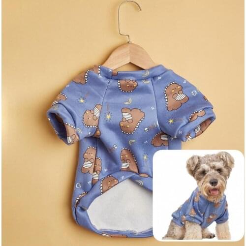Keep Warm Stylish Breathable Pullover Dog Costume Skin-friendly Pet Clothes Two Leg Cat Clothes