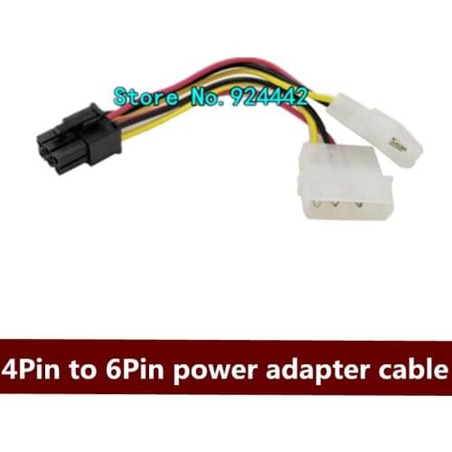 High Quality 2 x Molex To PCI-E Power Adapter 4Pin 4 Pin 6 Pin 6Pin Graphics Video Card Converter Cable line