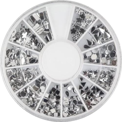 1Box Mixed Acrylic Rhinestone For Needlework FlatBack Cabochon Scrapbook Decoration Craft DIY Embellishments Accessories