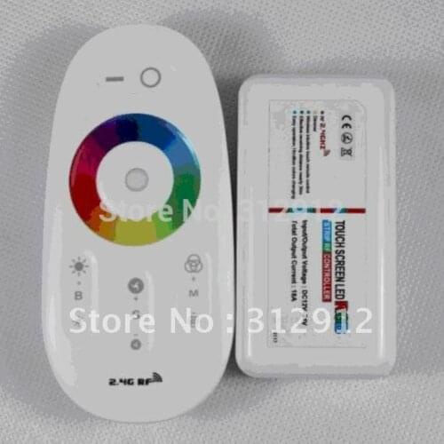 2.4Ghz RF led rgb touch controller,DC12-24V input,6A*3channel output