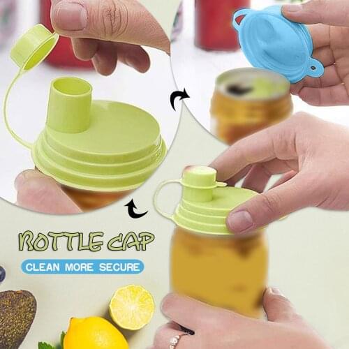 2 Refillable Bottle Caps Leak Proof Reusable Beverage Portable Seal Device Leak-proof For Camping Can Caps Lid #W5
