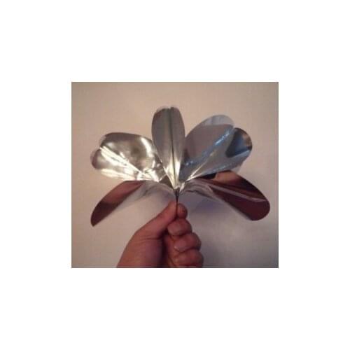 25pcs/Set Flower From Empty Hand ( With Transparent Clip )Magic Tricks Plastic Flashing Flowers Close Up Street Stage Magic