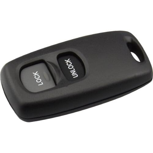 OkeyTech Remote Key Case Shell Cover for Mazda 2 3 6 323 626 Key Blank Keyless Entry Fob 2 Buttons Car Key Replacement for Mazda