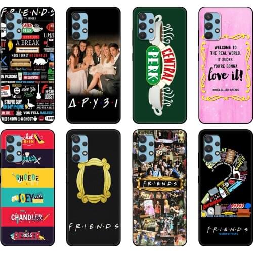 Black tpu Case For Samsung galaxy A32 A42 A52 A72 4g 5g S21 PLUS ultra back cover TV Serie Hot TV Show Freunde