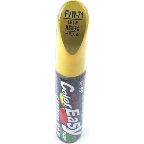 COLOR EASY Car scratch repair pen, auto painting pen FVW-71 for polo golf 6,7 touran passat tiguan CC ,car painting pen