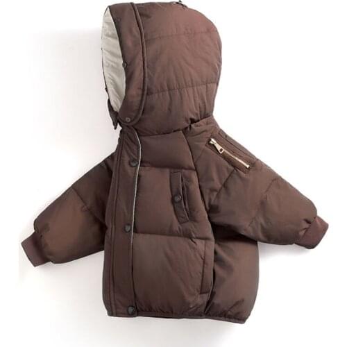 Childrens down jackets, girls, mid-length, western-style boys, small and medium-sized childrens baby padded coats, winter