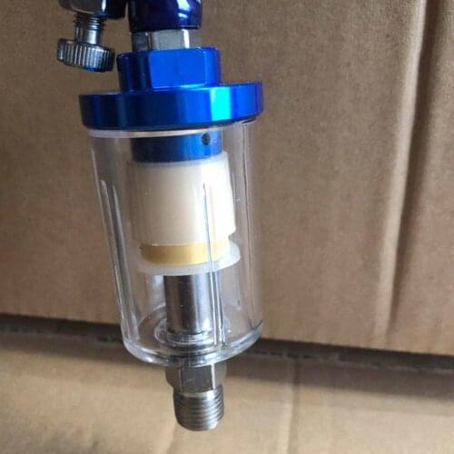 1/4'' NPT Micro Oil Water Separator filter Inline Air Hose Filter Moisture Trap For Compressor Pneumatic Spray Paint Gun Tool