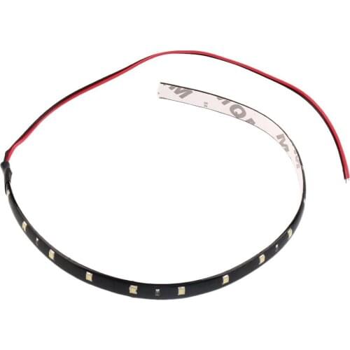 30cm 15 LED Daytime Running Lights DC 12V Flexible LED Strip Light 3528 Waterproof Auto Car Driving Fog Lamp for Automobile