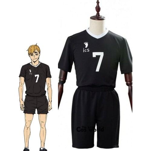 Haikyuu Inarizaki High School Atsumu Miya Shinsuke Kita Ren Omimi Aran Ojiro Sportswear Volleyball Jerseys Anime Cosplay Costume