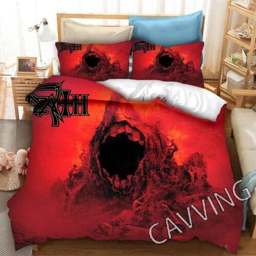 DEATH Rock 3D Printed Bedding Set Duvet Covers & Pillow Cases Comforter Bedding Set Bed Linen( US Sizes/EU Sizes/AU Sizes)