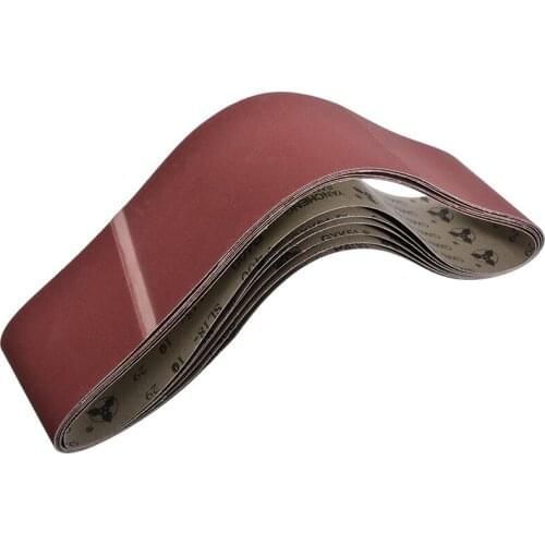 6pcs 400 Grit Abrasive Sanding Belt Sanding Belts 100X915mm For Metal Working Sander Tools