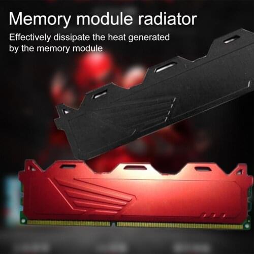 Metal Heat Dissipation Heatsink Cooler Radiator for DDR3/DDR4 Desktop Computer RAM Memory