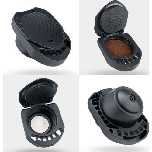 Reusable Coffee Powder Capsule Adapter Conversion Tray for Piccolo XS Genio S Kitchen Coffee Machine Coffee Pods Capsules Holder