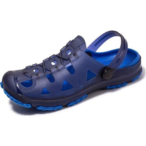 New beads Garden Shoes Mens and Womens Sandals Couple Summer Hole Shoes Beach Casual Outdoor Shoes Rain boots