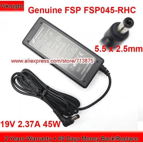 Genuine 19V 2.37A 45W Charger FSP045-RHC Switching Adapter for Toshiba SATELLITE L10W-B PSKVUA-001001