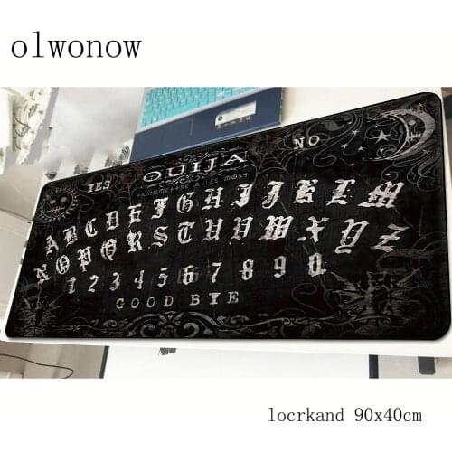 Ouija board mousepad 90x40cm thick gaming mouse pad gamer mat locked edge game computer desk padmouse keyboard large play mats