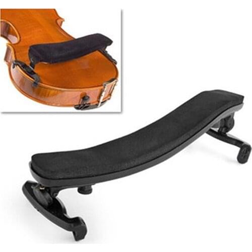 Violin Shoulder Rest for 4/4-1/2 or 1/4-1/8 Violin Black Pad Shoulder protector Violin Accessory