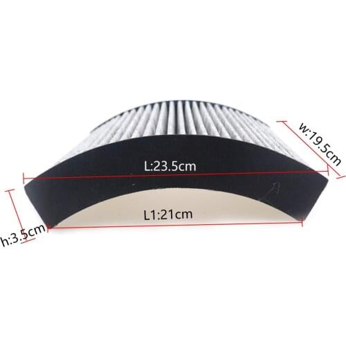 Replacement Car Cabin Filter For BMW 116i Five Doors (F20 2011 2012 2013 2014 2015) 1.6T (arc) OEM 64319237555 CU25001